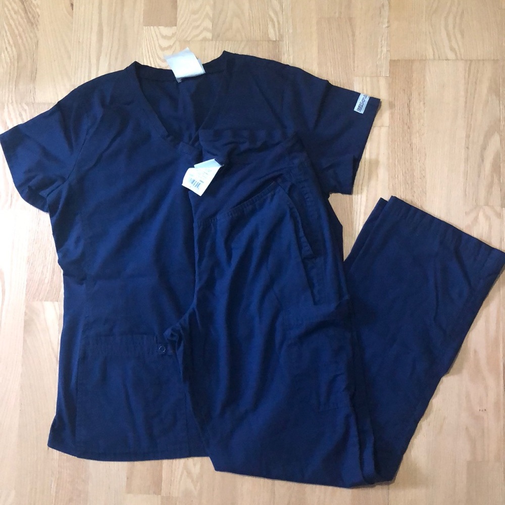 Navy blue Uniform Advantage brand scrubs